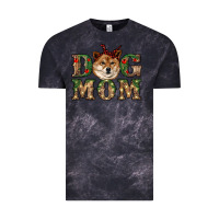 Cloud Black dog mom shiba inu Vintage Tee - RanaPortraitStore