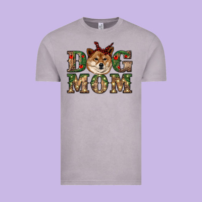 Dog Mom Shiba Inu Vintage Tee Designed By Ranaportraitstore