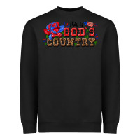 Black this is god s country Heavyweight Sweatshirt - texasbilliewilder