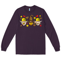 Plum softball gnome Long Sleeve Tee - HRA Design Shop