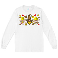White softball gnome Long Sleeve Tee - HRA Design Shop