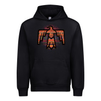 Black Red Aztec Thunderbird Urban Hoodie - Bettercallsaul