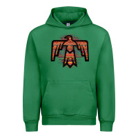 Emerald Red Aztec Thunderbird Urban Hoodie - Bettercallsaul