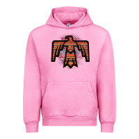 Fuchsia Pink Red Aztec Thunderbird Urban Hoodie - Bettercallsaul