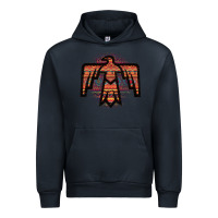 Navy Red Aztec Thunderbird Urban Hoodie - Bettercallsaul