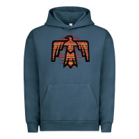 Pigment Midnight Navy Red Aztec Thunderbird Urban Hoodie - Bettercallsaul