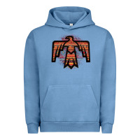 Pigment Pebble Blue Red Aztec Thunderbird Urban Hoodie - Bettercallsaul