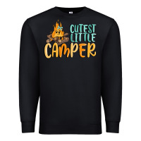 Black cutest little camper Premium Sweatshirt - MaliasSmallBusiness