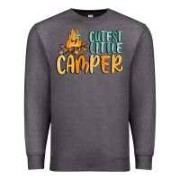Charcoal Heather cutest little camper Premium Sweatshirt - MaliasSmallBusiness