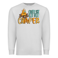 Dove Grey cutest little camper Premium Sweatshirt - MaliasSmallBusiness