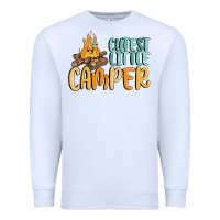 White cutest little camper Premium Sweatshirt - MaliasSmallBusiness