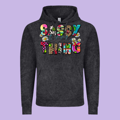 Sassy Little Thing Vintage Hoodie Designed By Zillion Design Studio