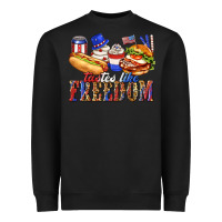 Black tastes like freedom with leopard Heavyweight Sweatshirt - texasbilliewilder