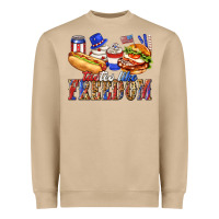 Mushroom tastes like freedom with leopard Heavyweight Sweatshirt - texasbilliewilder