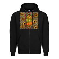 Black pumpkin Zipper Hoodie - JahusDesignShop