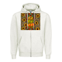 Oatmeal Heather pumpkin Zipper Hoodie - JahusDesignShop