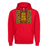 Red pumpkin Zipper Hoodie - JahusDesignShop