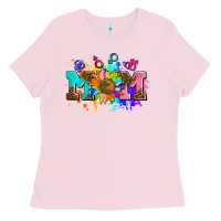 Bubblegum Pink pride lesbian gay mom sunflower Ladies Tee - AdoDesignShop