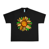 Black pineapple sunflower Urban Heavy Tee - Zillion Design Studio