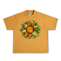 Peanut Butter pineapple sunflower Urban Heavy Tee - Zillion Design Studio
