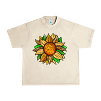 Sandshell pineapple sunflower Urban Heavy Tee - Zillion Design Studio