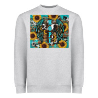 Heather Grey western hope sunflower's Heavyweight Sweatshirt - RanaPortraitStore