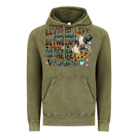 Vintage Olive living life somewhere between jesus take the wheel Vintage Hoodie - Zillion Design Studio