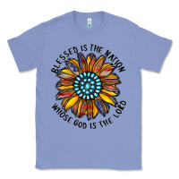 Colony Blue blessed is the nation whose god is the lord Classic Tee - CowhideDigitalArt