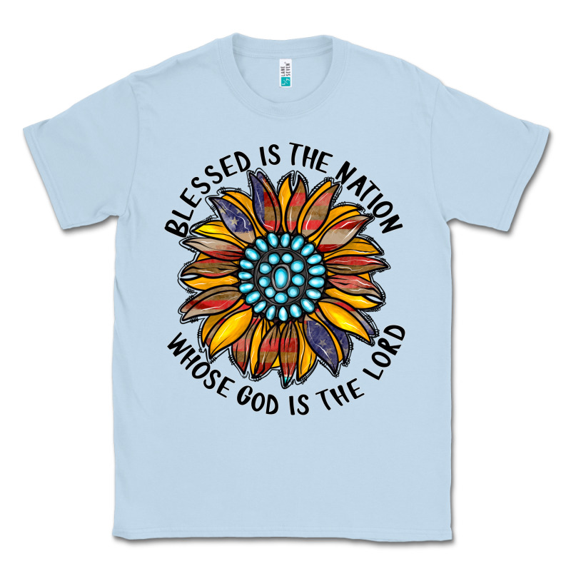 Blessed Is The Nation Whose God Is The Lord Classic Tee by CowhideDigitalArt | Teevron