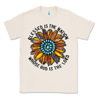 Natural blessed is the nation whose god is the lord Classic Tee - CowhideDigitalArt