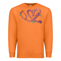 Carrot nurse heart Premium Sweatshirt - MaliasSmallBusiness
