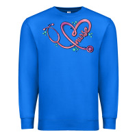 True Royal nurse heart Premium Sweatshirt - MaliasSmallBusiness