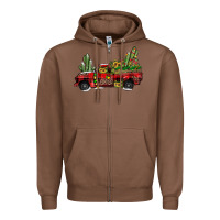 Chestnut christmas truck Zipper Hoodie - JahusDesignShop