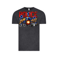Vintage Black police mom Vintage Tee - Zillion Design Studio