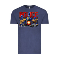 Vintage Denim police mom Vintage Tee - Zillion Design Studio