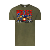 Vintage Olive police mom Vintage Tee - Zillion Design Studio