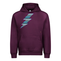 Mauve Wine Purple Border Aztec Pattern Lightning Urban Hoodie - Bettercallsaul