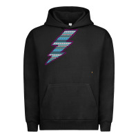 Pigment Black Purple Border Aztec Pattern Lightning Urban Hoodie - Bettercallsaul