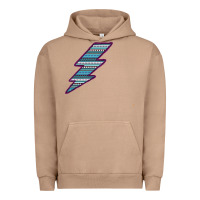 Pigment Burro Purple Border Aztec Pattern Lightning Urban Hoodie - Bettercallsaul