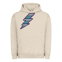 Pigment French Oak Purple Border Aztec Pattern Lightning Urban Hoodie - Bettercallsaul