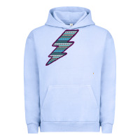 Pigment Grape Ice Purple Border Aztec Pattern Lightning Urban Hoodie - Bettercallsaul