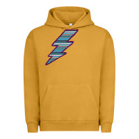 Pigment Peanut Butter Purple Border Aztec Pattern Lightning Urban Hoodie - Bettercallsaul