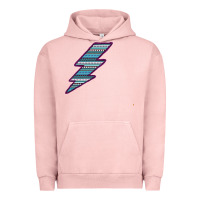Pigment Salmon Purple Border Aztec Pattern Lightning Urban Hoodie - Bettercallsaul