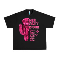 Black Her Fight Is Our Fight Cancer Urban Heavy Tee - texasbilliewilder