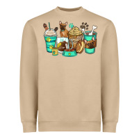 Mushroom french bulldog coffee cups Heavyweight Sweatshirt - Zillion Design Studio