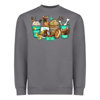 Storm french bulldog coffee cups Heavyweight Sweatshirt - Zillion Design Studio