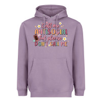 Lavender call me antisocial but please don't call me Heavyweight Hoodie - MaliasSmallBusiness