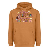 Meerkat call me antisocial but please don't call me Heavyweight Hoodie - MaliasSmallBusiness