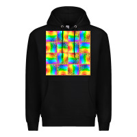 Black Pride lgbtq flag and leopard with glitter seamless Premium Hoodie - BundleAndBundleShop