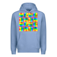 Colony Blue Pride lgbtq flag and leopard with glitter seamless Premium Hoodie - BundleAndBundleShop